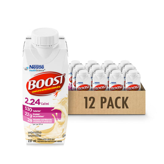 Boost 2.24 Vanilla 237 ml 12 pack ready-to-drink oral supplement