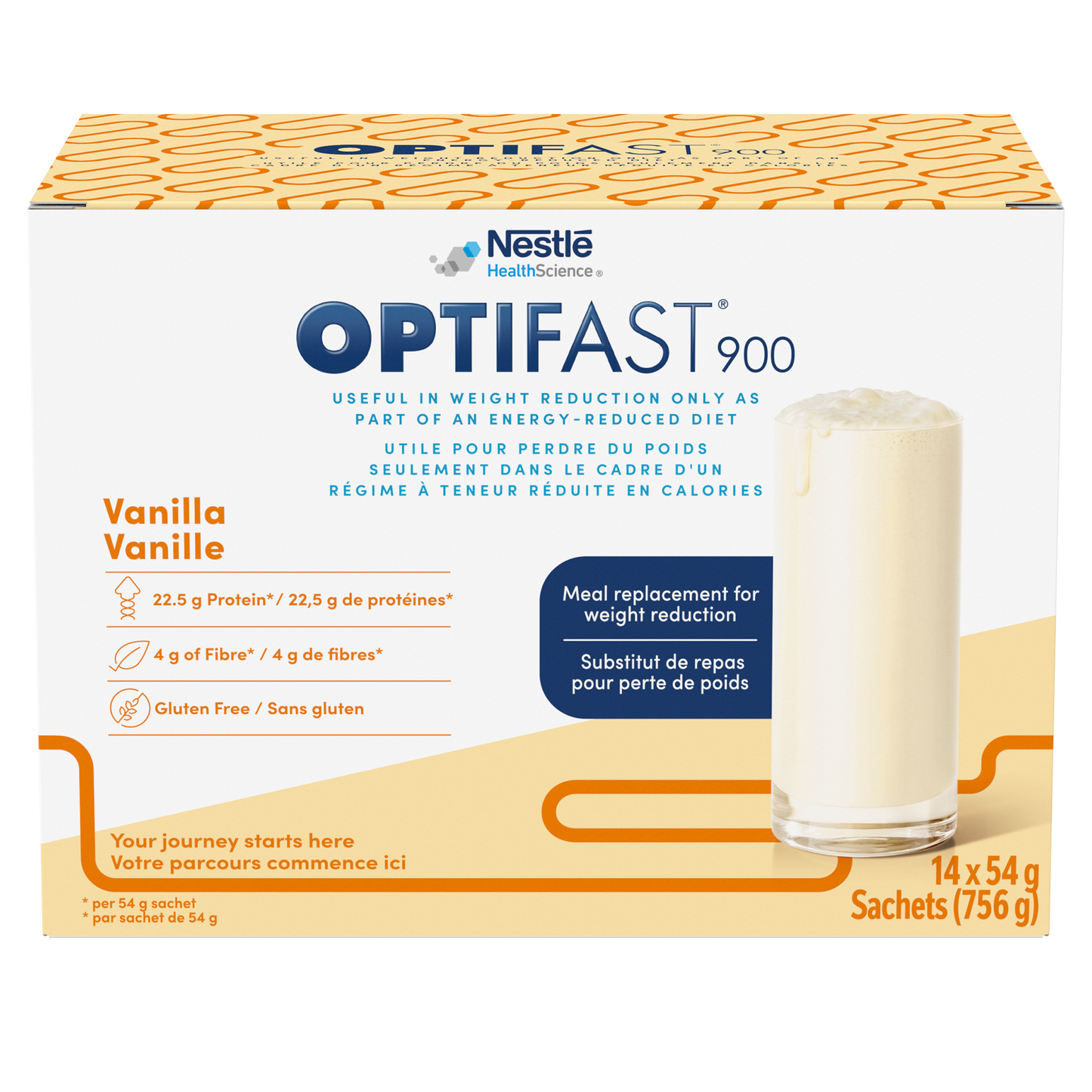Optifast 900 Vanilla front box