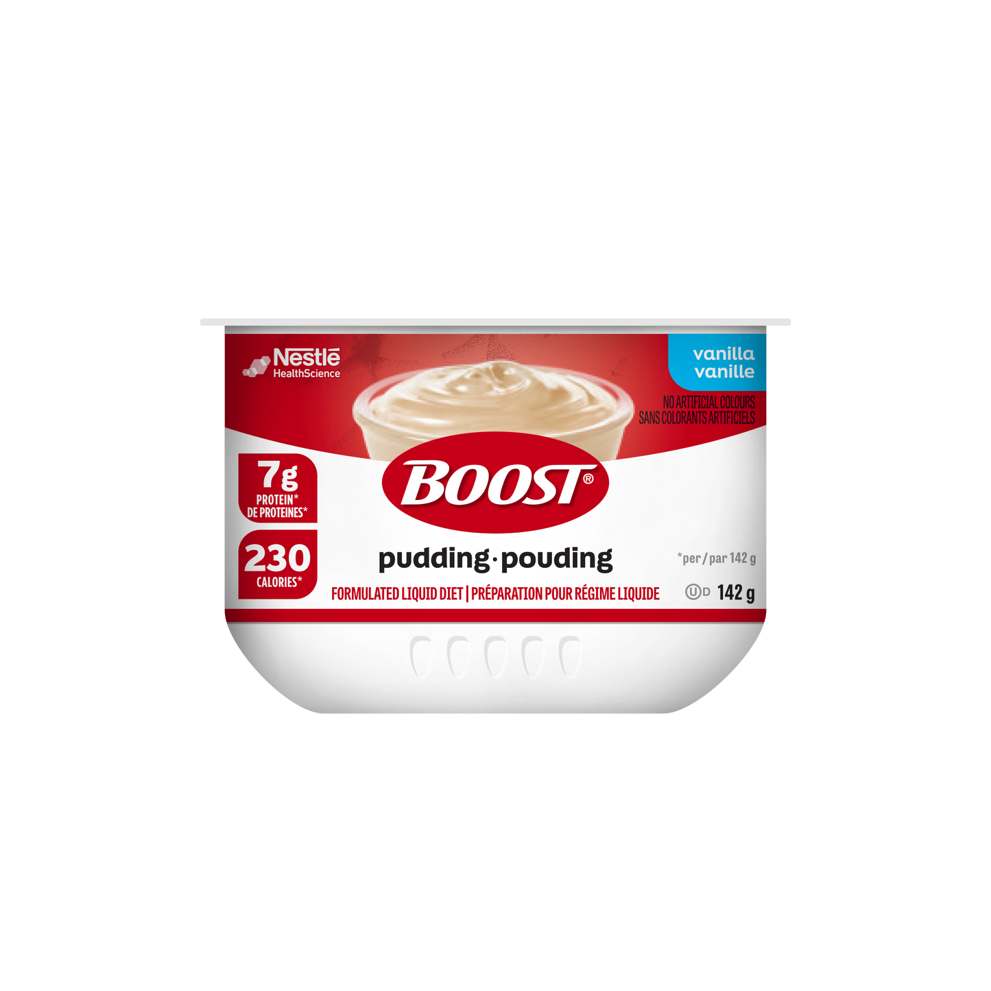 BOOST® Pudding Vanilla, 24 cups x 142g each