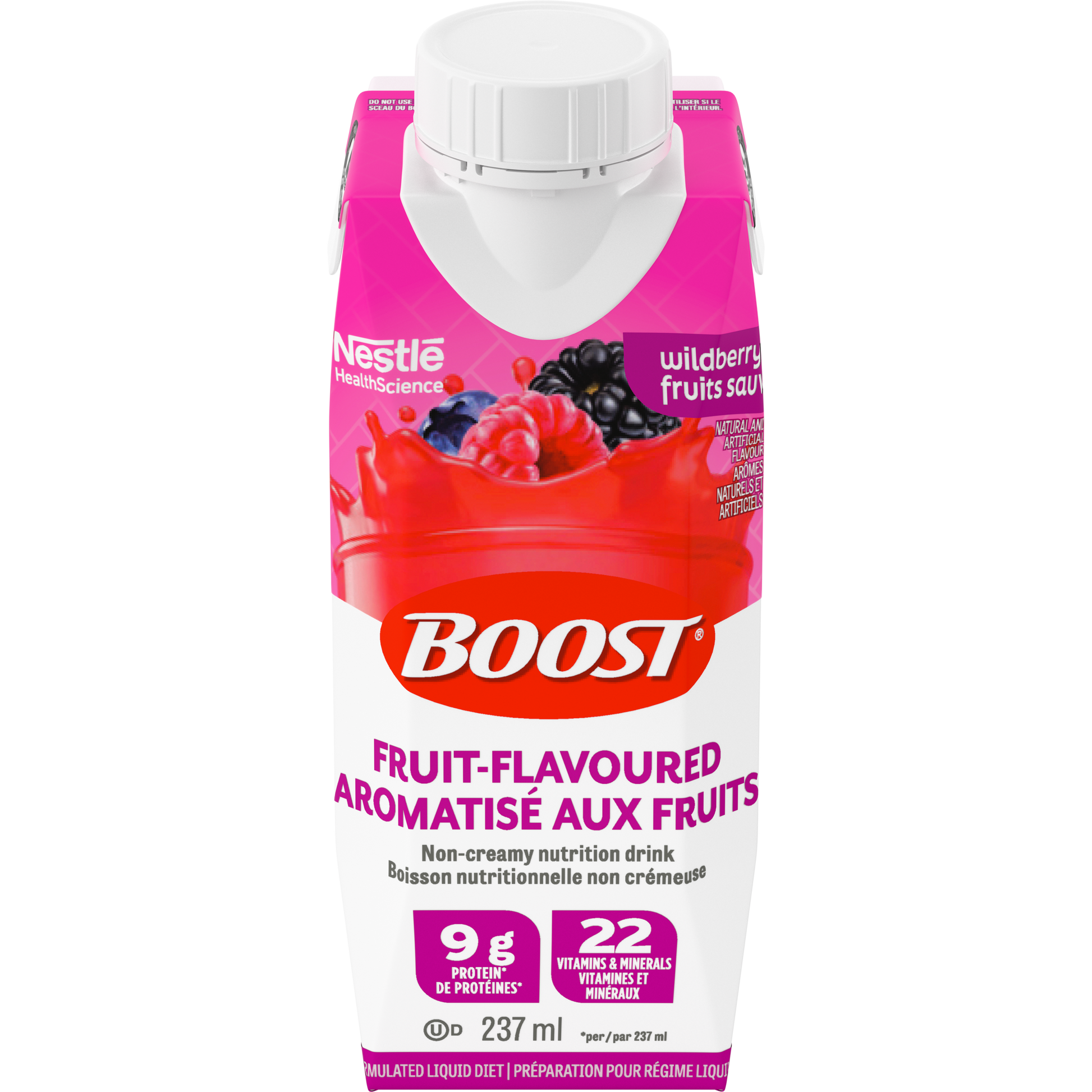 Boost Wildberry Flavour 9g Protein Nutrition Drink 237 ml