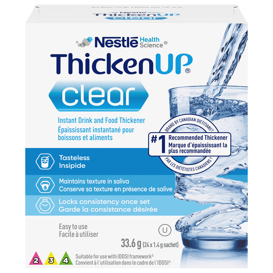 ThickenUP Clear 24 sachet box front