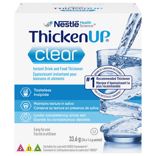 ThickenUP Clear 24 sachet box front
