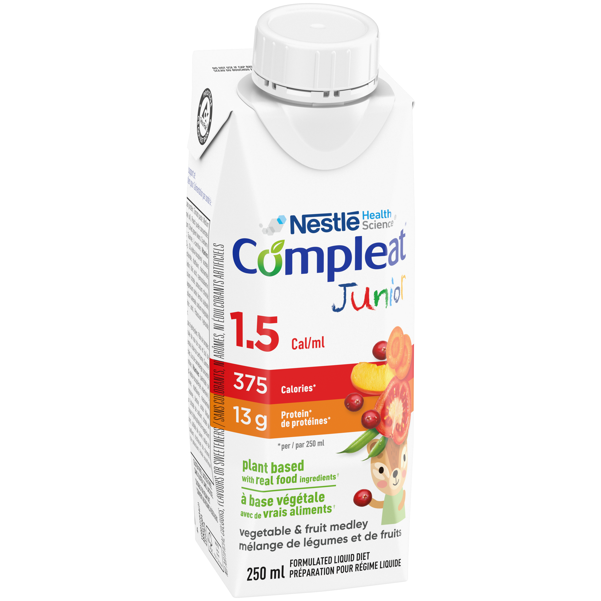 Compleat Junior 1.5 250 ml vegetable & fruit medley