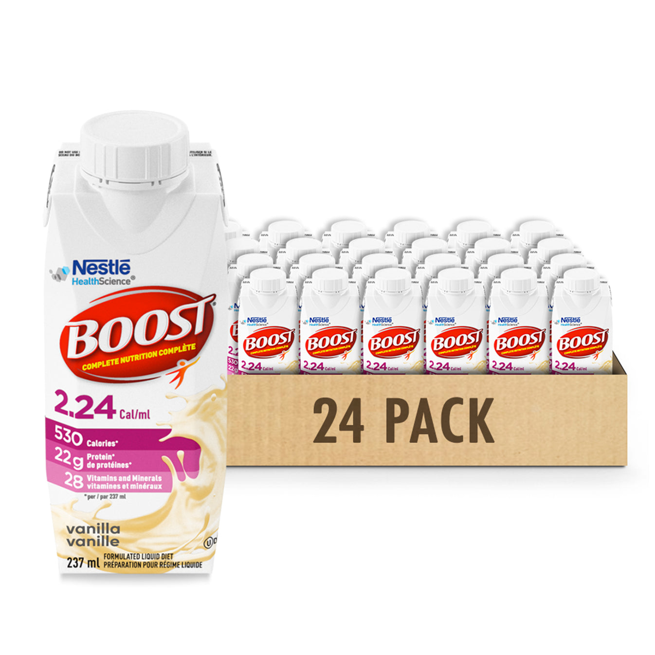 BOOST® 2.24 Vanilla, 24 x 237 ml – Nestle Health Science Shop