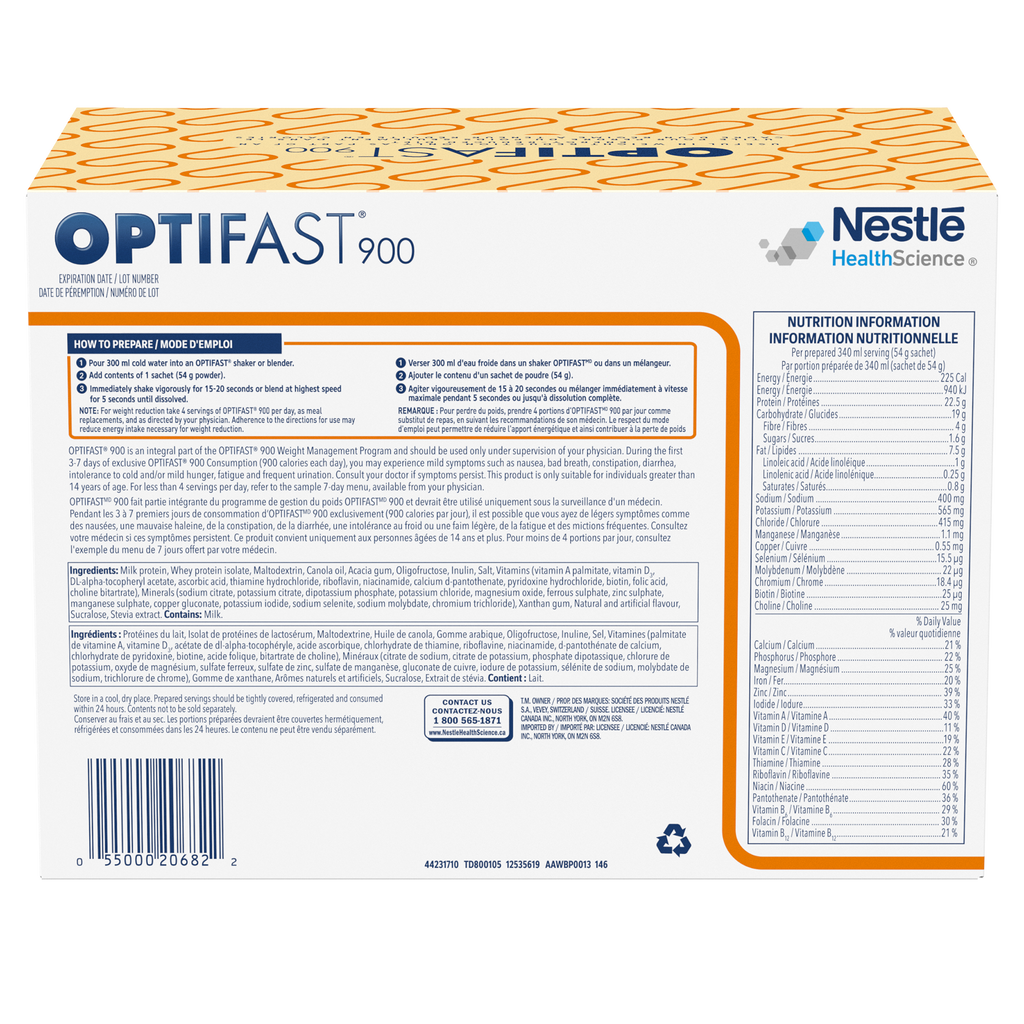 OPTIFAST® 900 Vanilla – Nestle Health Science Shop