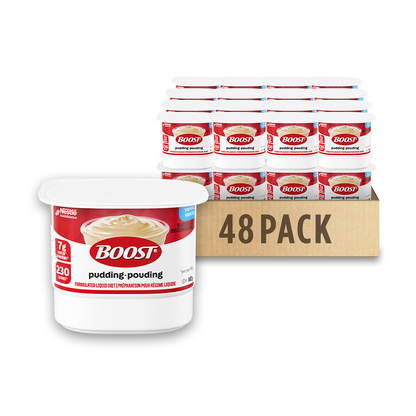 BOOST® Pudding Vanilla, 48 cups x 142g each