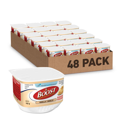 BOOST® Pudding Vanilla, 48 cups x 142g each