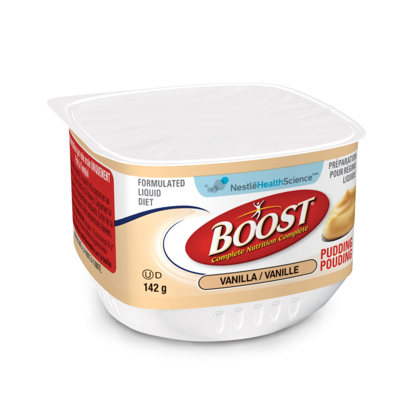 BOOST® Pudding Vanilla, 12 cups x 142g each