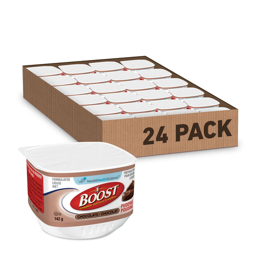 BOOST® Pudding Chocolate, 24 cups x 142g each