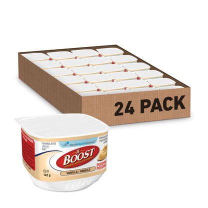 BOOST® Pudding Vanilla, 24 cups x 142g each