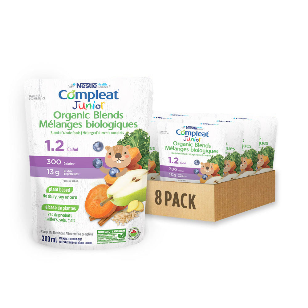 Compleat Junior Organic Blends, 8 Count