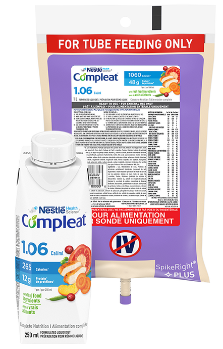 COMPLEAT® 1.06 cal/ml, 250 ml x 24