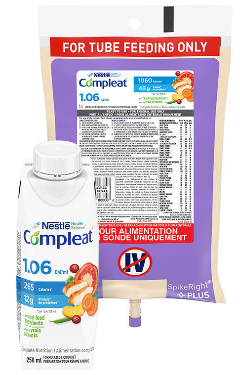 COMPLEAT® 1.06 cal/ml, 250 ml x 24