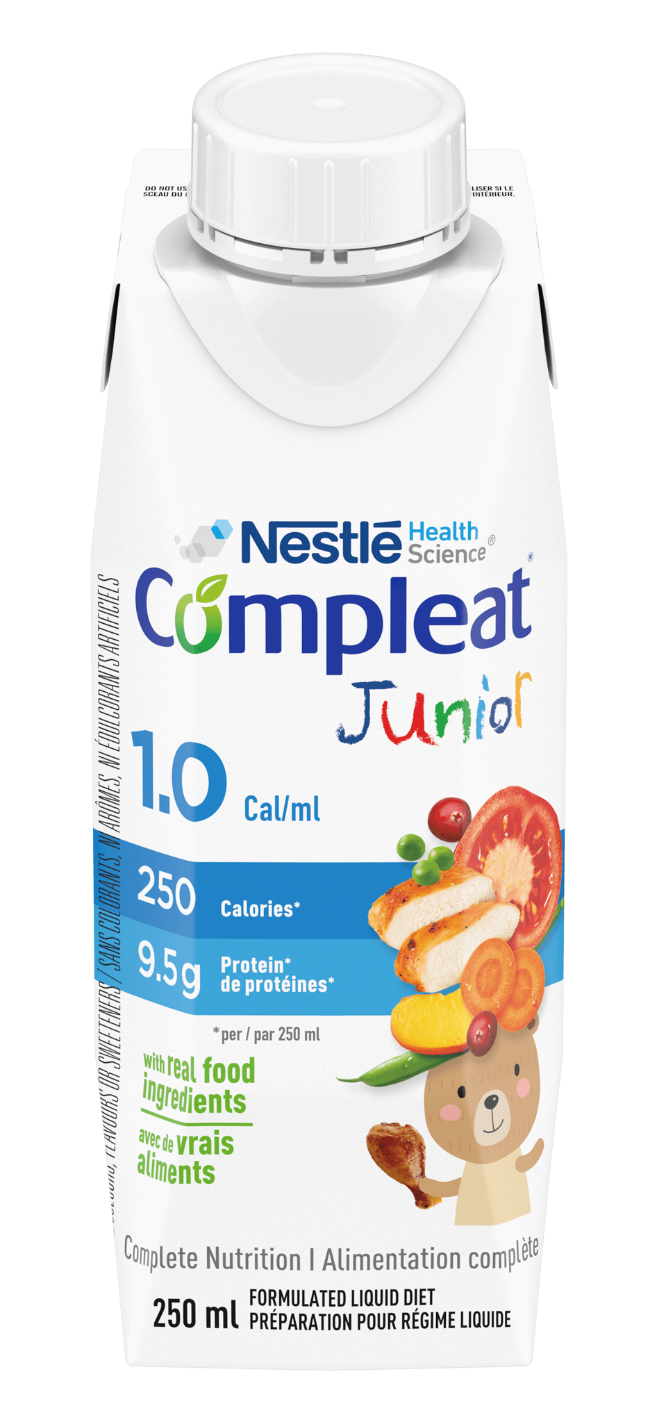 COMPLEAT® Junior 1.0 cal/mL, 24 x 250 mL