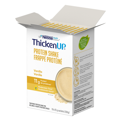 Frappé protéiné Thicken Up® (10 x 25 g) boîte de sachets Vanille