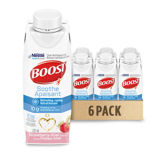 BOOST® Soothe Strawberry Kiwi, 6 x 237 ml